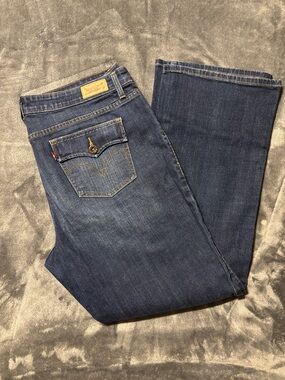 Levi Strauss 580 Defined Waist Bootcut Jeans WOMEN'S Size 16W Plus Size